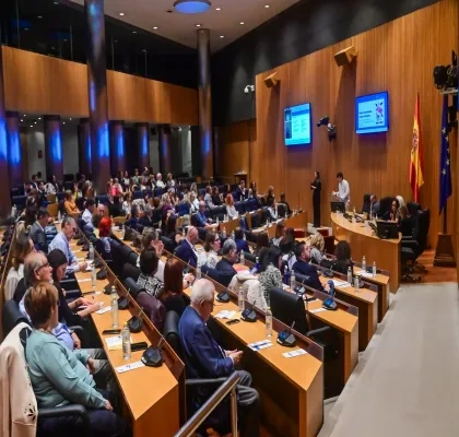 Asistentes al congreso de DCA en la Sala Ernest Lluch del Congreso