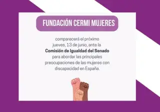 cartel de la comparecencia de CERMI mujeres